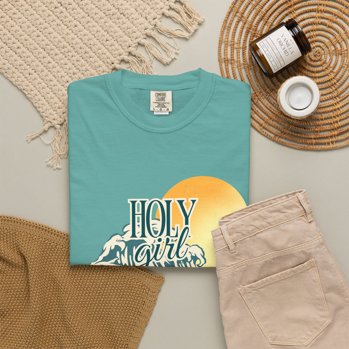 Holy Girl Summer Tee (Seafoam)