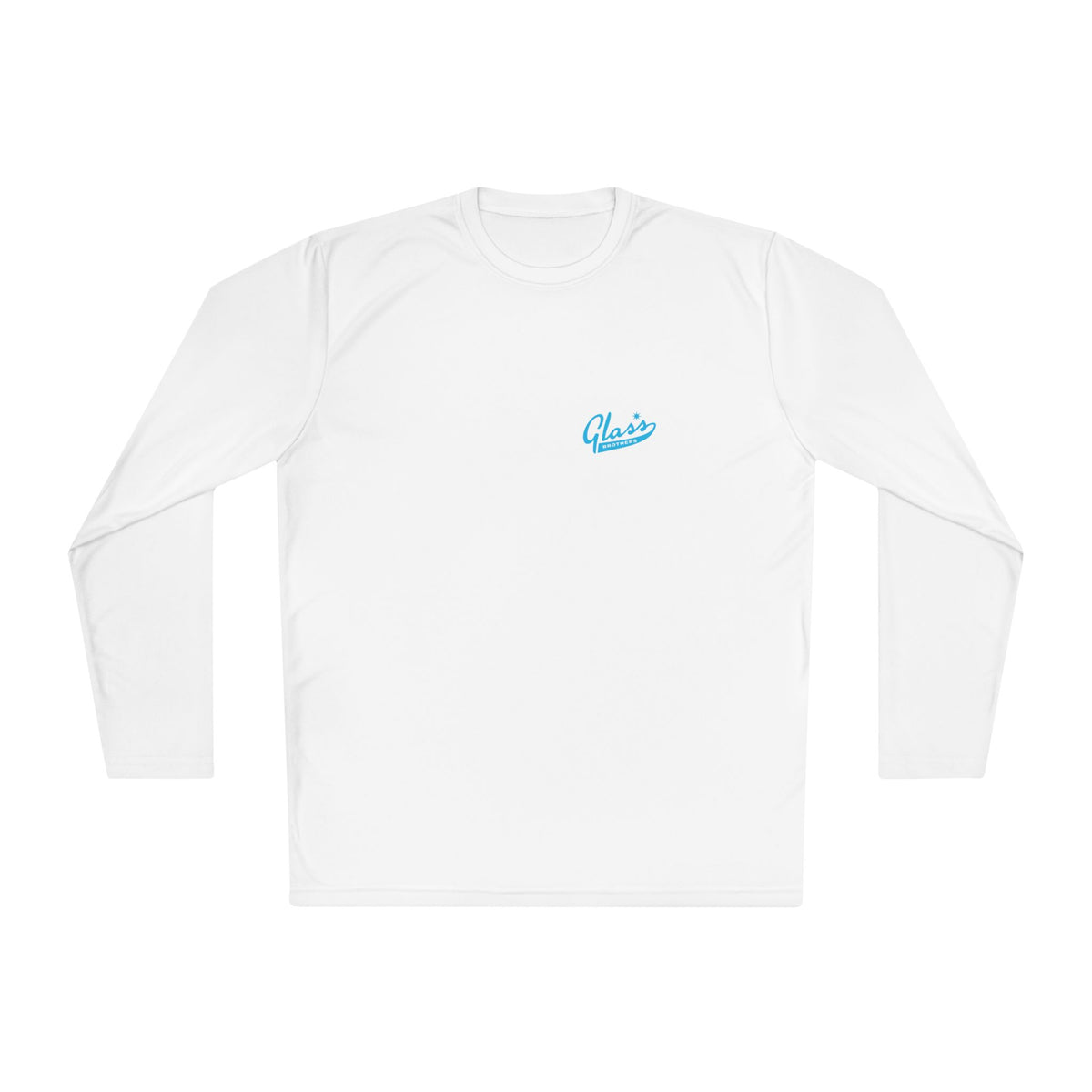 Glass Brothers Long Sleeve Tee — Retro Script Logo Lightweight Shirt