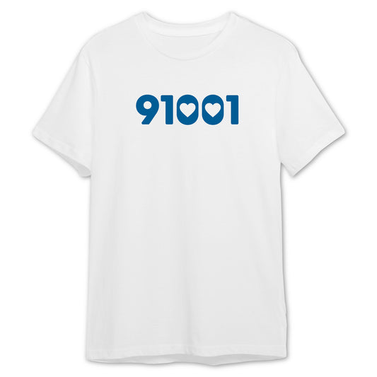 91001 Tee (White/Blue)