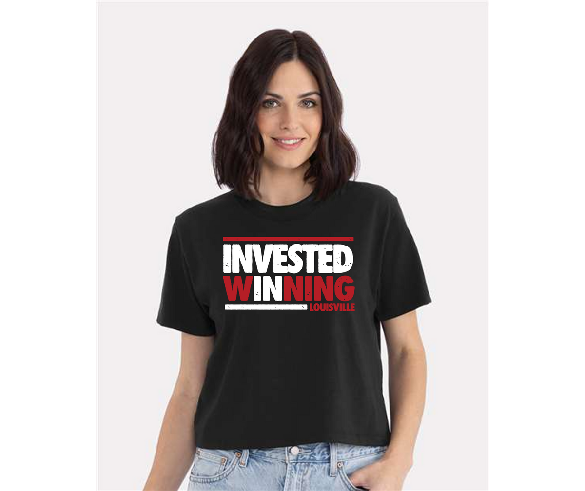 Invested In Winning Crop Tee