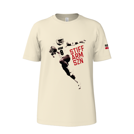 Stiff Arm Szn Tee (Washed Natural)