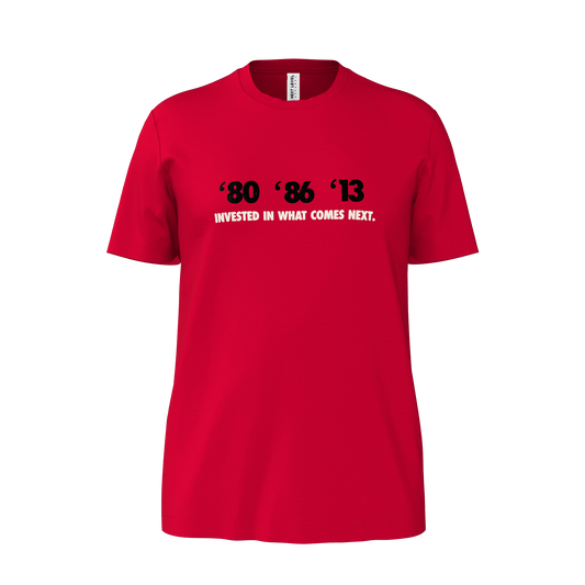 '80 '86 '13 Tee (Red)