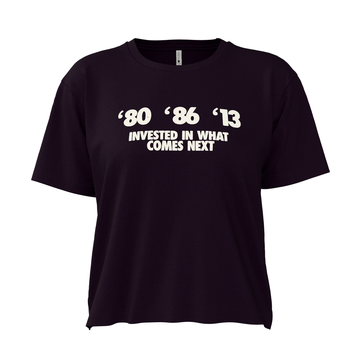 '80 '60 '13 Crop Tee