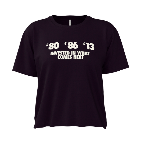 '80 '60 '13 Crop Tee